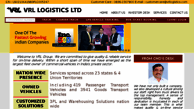 What Vrllogistics.com website looked like in 2018 (5 years ago)