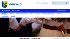 What Voruvald.ee website looked like in 2018 (5 years ago)