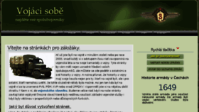 What Vojacisobe.cz website looked like in 2018 (5 years ago)