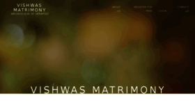 What Vishwasmatrimony.org website looked like in 2018 (5 years ago)