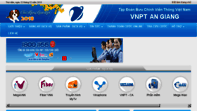 What Vnptangiang.vn website looked like in 2018 (5 years ago)