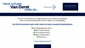 What Vandorst.nl website looked like in 2018 (5 years ago)