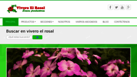 What Viveroelrosal.com website looked like in 2018 (5 years ago)