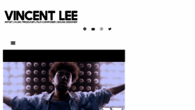 What Vincentleemusic.com website looked like in 2018 (5 years ago)