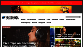 What Voicecouncil.com website looked like in 2018 (5 years ago)