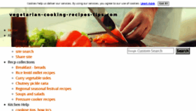 What Vegetarian-cooking-recipes-tips.com website looked like in 2018 (5 years ago)