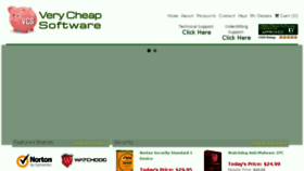 What Verycheapsoftware.com website looked like in 2018 (5 years ago)