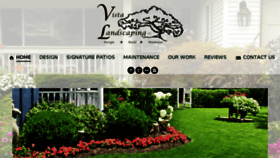 What Vistalandscapingwilmingtonnc.com website looked like in 2018 (5 years ago)