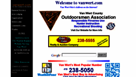 What Vanwert.com website looked like in 2018 (5 years ago)