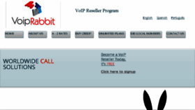 What Voiprabbit.com website looked like in 2018 (5 years ago)