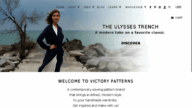 What Victorypatterns.com website looked like in 2018 (5 years ago)