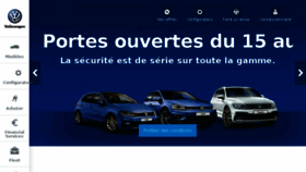 What Volkswagen.be website looked like in 2018 (5 years ago)