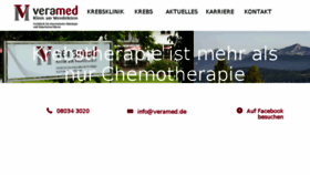 What Veramed.de website looked like in 2018 (5 years ago)