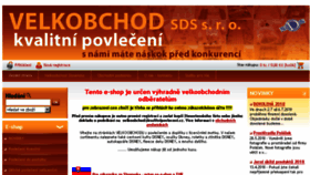 What Velkoobchod-povleceni.cz website looked like in 2018 (5 years ago)