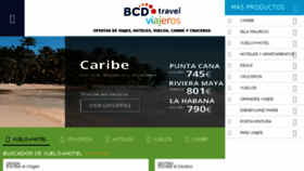 What Viajerosbcd.es website looked like in 2018 (5 years ago)