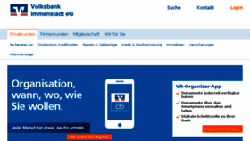 What Volksbank-immenstadt.de website looked like in 2018 (5 years ago)