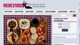 What Voksnekvinder.dk website looked like in 2018 (5 years ago)