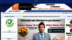 What Vektordatei.com website looked like in 2018 (5 years ago)