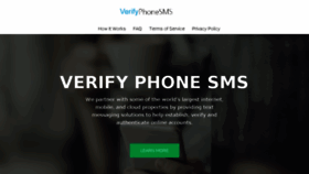 What Verifyphonesms.com website looked like in 2018 (5 years ago)