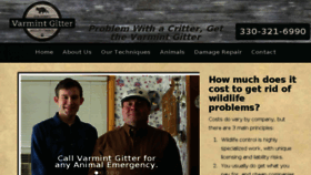 What Varmintgitter.com website looked like in 2018 (5 years ago)
