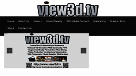 What View3d.tv website looked like in 2018 (5 years ago)