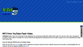 What Vid2mp3.com website looked like in 2018 (5 years ago)