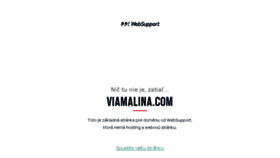What Viamalina.com website looked like in 2018 (5 years ago)
