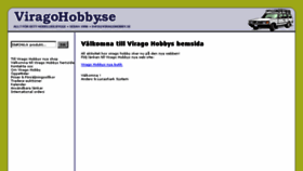 What Viragohobby.se website looked like in 2018 (5 years ago)