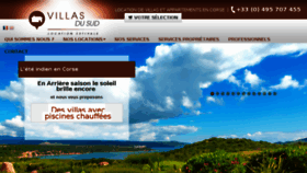 What Villasdusud.com website looked like in 2018 (5 years ago)