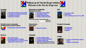 What Vanderkrogt.net website looked like in 2018 (5 years ago)
