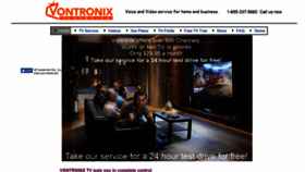 What Vontronix.com website looked like in 2018 (5 years ago)