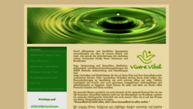 What Vivere-vital.de website looked like in 2018 (5 years ago)