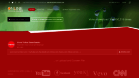 What Vevo.online-downloader.com website looked like in 2018 (5 years ago)