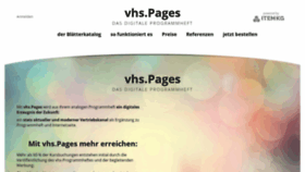 What Vhs-pages.de website looked like in 2018 (5 years ago)