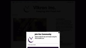What Vikron.com website looked like in 2018 (5 years ago)