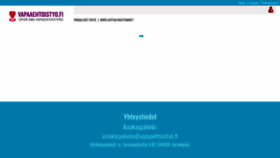 What Vapaaehtoistyo.fi website looked like in 2018 (5 years ago)