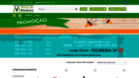What Vitrinedamadeira.com.br website looked like in 2018 (5 years ago)