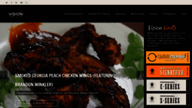 What Visiongrills.com website looked like in 2018 (5 years ago)