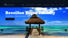 What Vegan4you.com.br website looked like in 2018 (5 years ago)