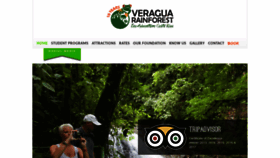 What Veraguarainforest.com website looked like in 2018 (5 years ago)