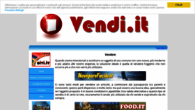What Vendi.it website looked like in 2018 (5 years ago)