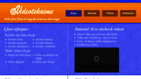 What Videotekaime.com website looked like in 2018 (5 years ago)