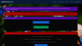 What Vipfbtools.com website looked like in 2018 (5 years ago)