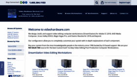 What Videohardware.com website looked like in 2018 (5 years ago)