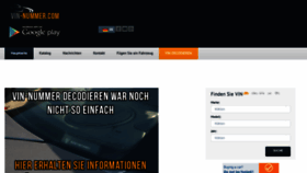 What Vin-nummer.com website looked like in 2018 (5 years ago)