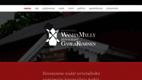 What Vanhamylly.fi website looked like in 2018 (5 years ago)