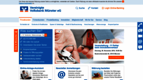 What Volksbank-muenster.de website looked like in 2018 (5 years ago)