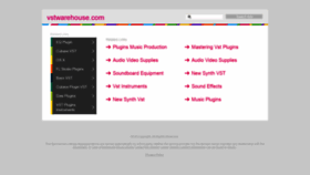 What Vstwarehouse.com website looked like in 2018 (5 years ago)