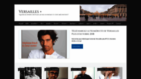 What Versaillesplus.fr website looked like in 2018 (5 years ago)