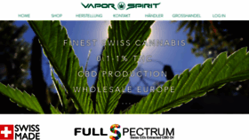 What Vaporspirit.ch website looked like in 2018 (5 years ago)